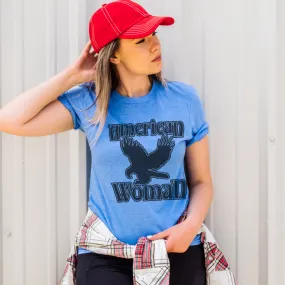 American Woman Graphic Tee Shirt