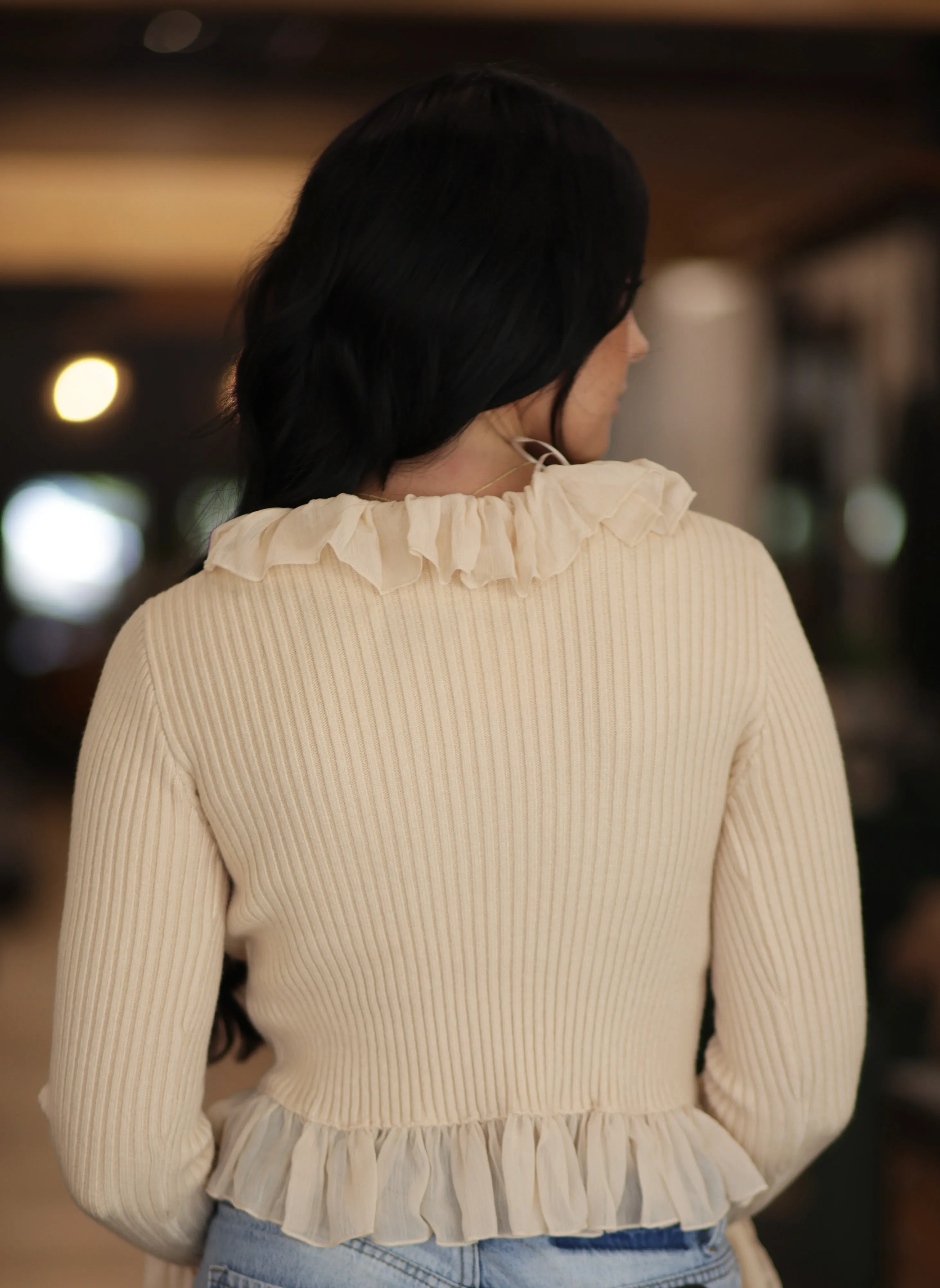 Blush Ruffle Long Sleeve