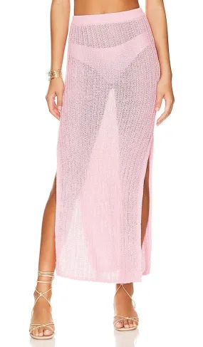 Camila Coelho Cleo Skirt in Pink