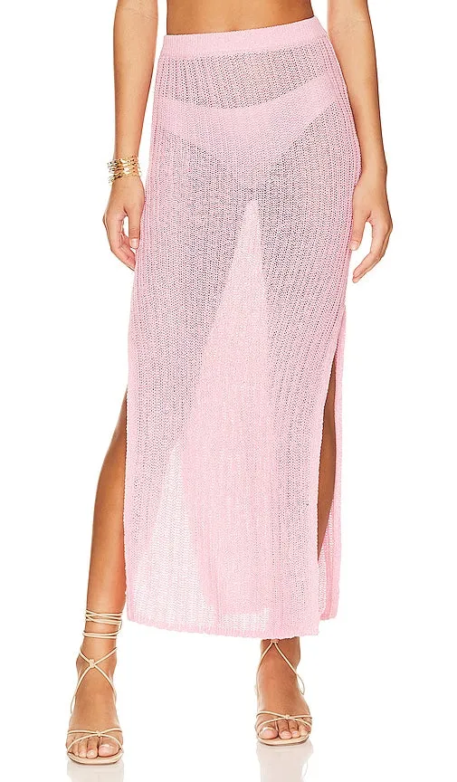 Camila Coelho Cleo Skirt in Pink