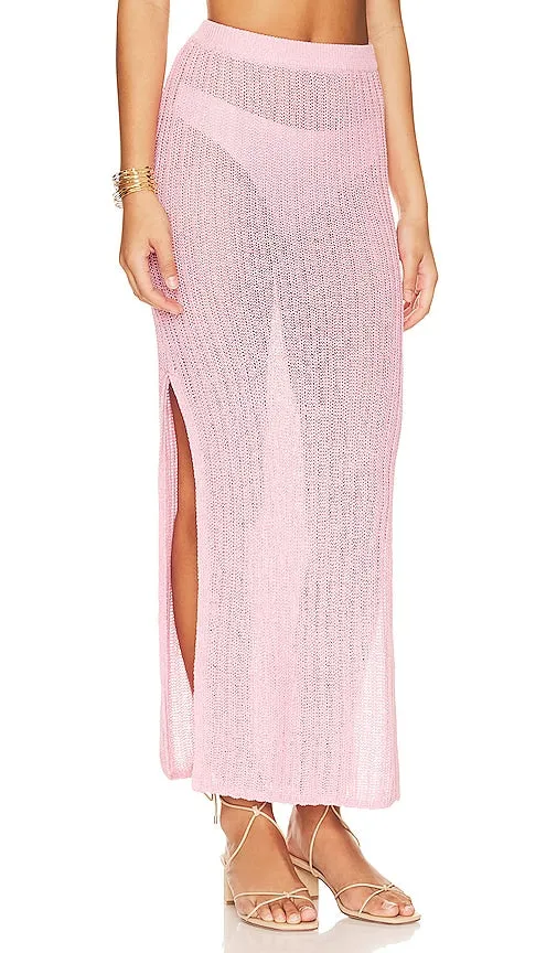 Camila Coelho Cleo Skirt in Pink