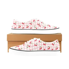 Cherry Print Canvas Sneakers for When Life Gives You Cherries