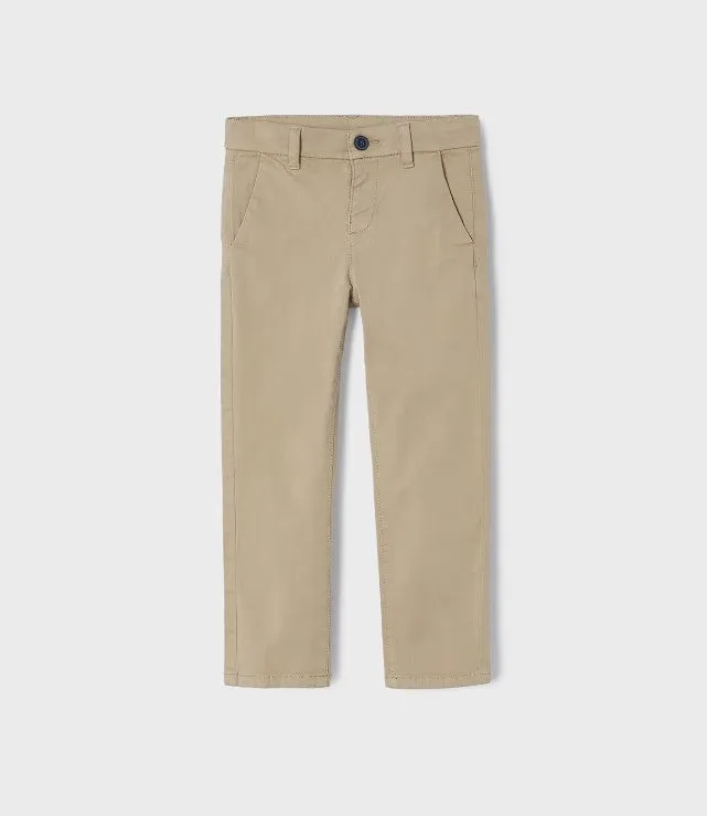 Dark Cream Twill Pants