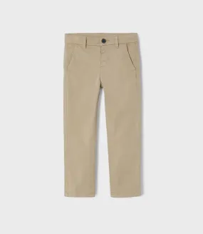 Dark Cream Twill Pants