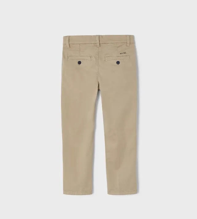 Dark Cream Twill Pants