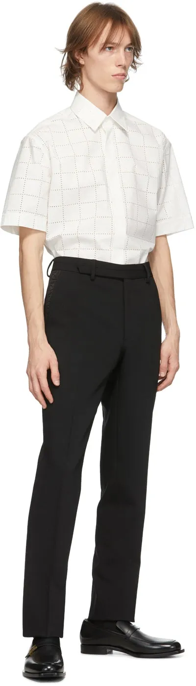 Fendi Black 'Forever Fendi' FF Pockets Trousers