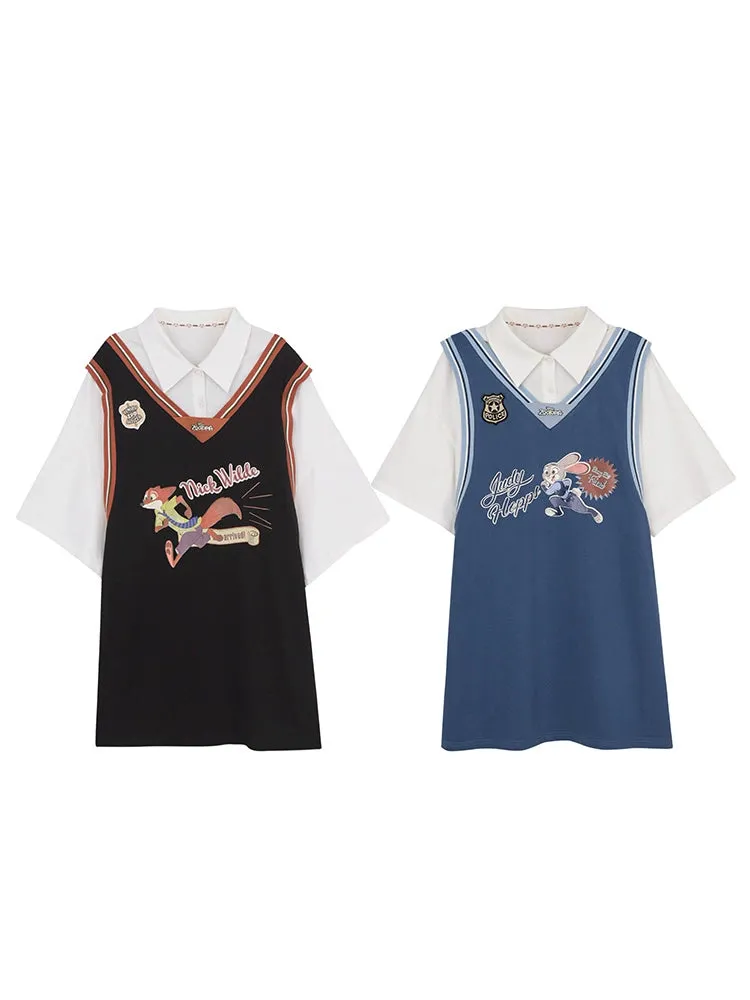 Judy & Nick Couple Jersey Tees