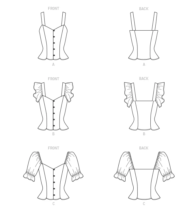 McCall's 8094 Tops sewing pattern #LolaMcCalls