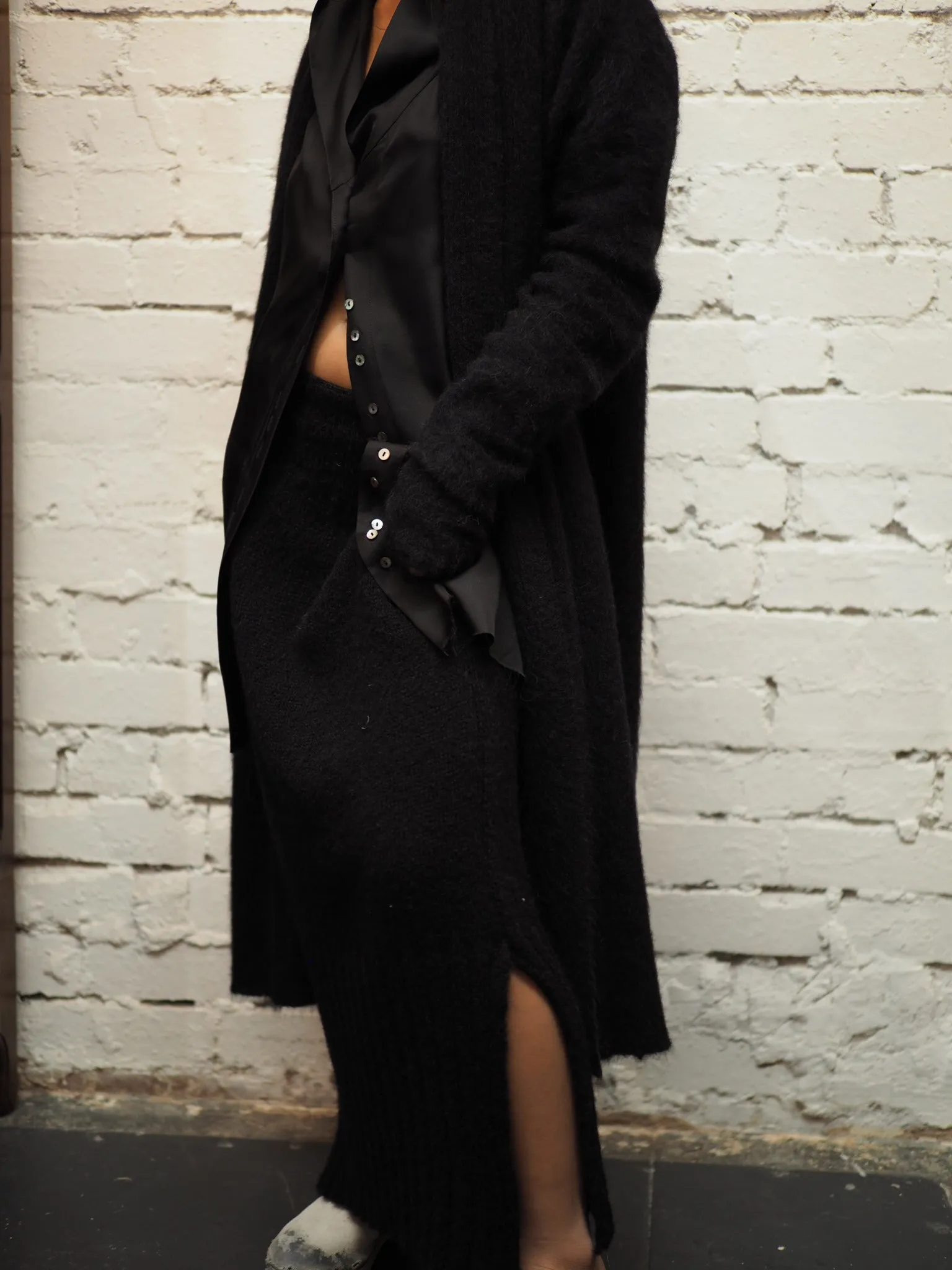 Shawl collar Luxe cardi (Alpaca)