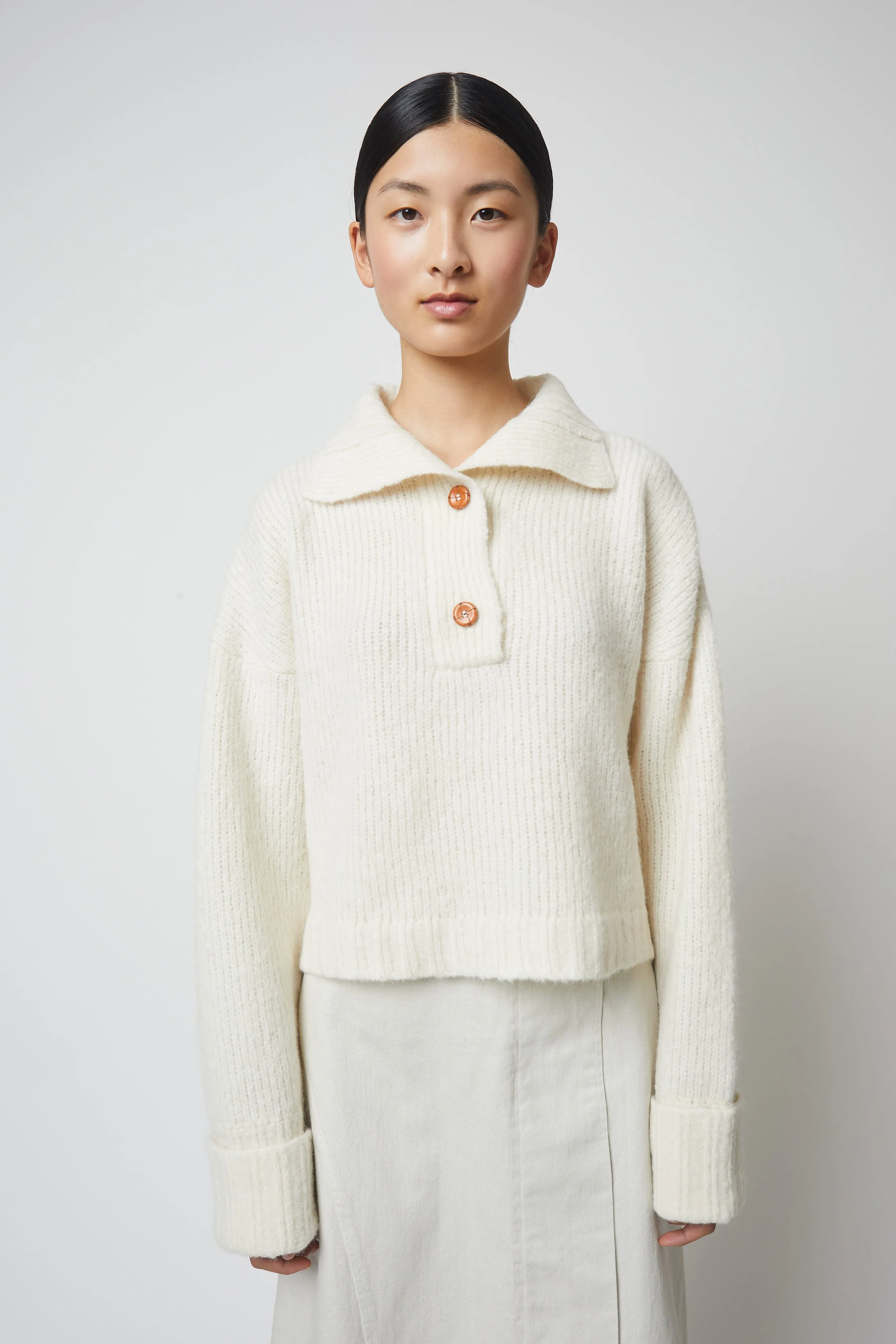 STAND COLLAR JUMPER,  FALL 24 COLORS
