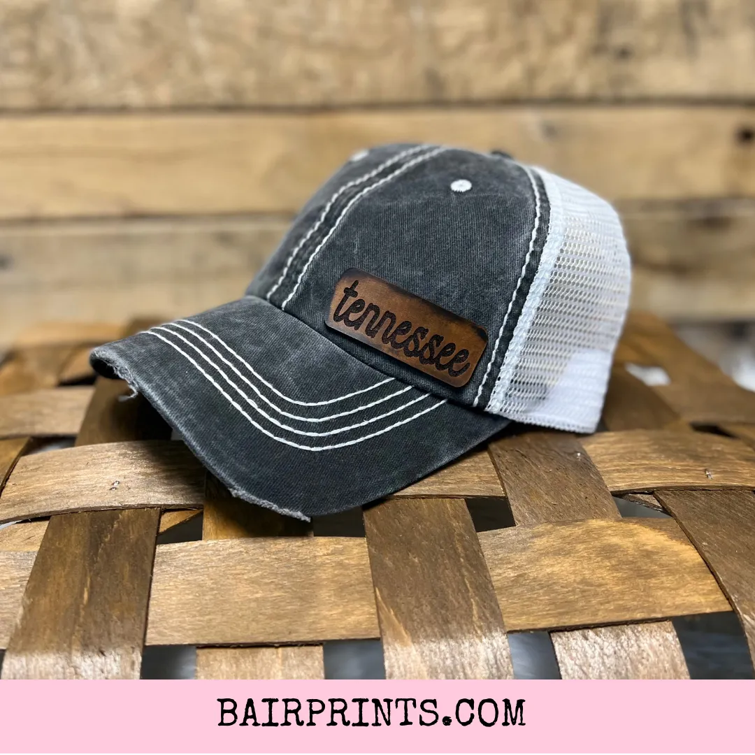 Tennessee Hat Leather Patch